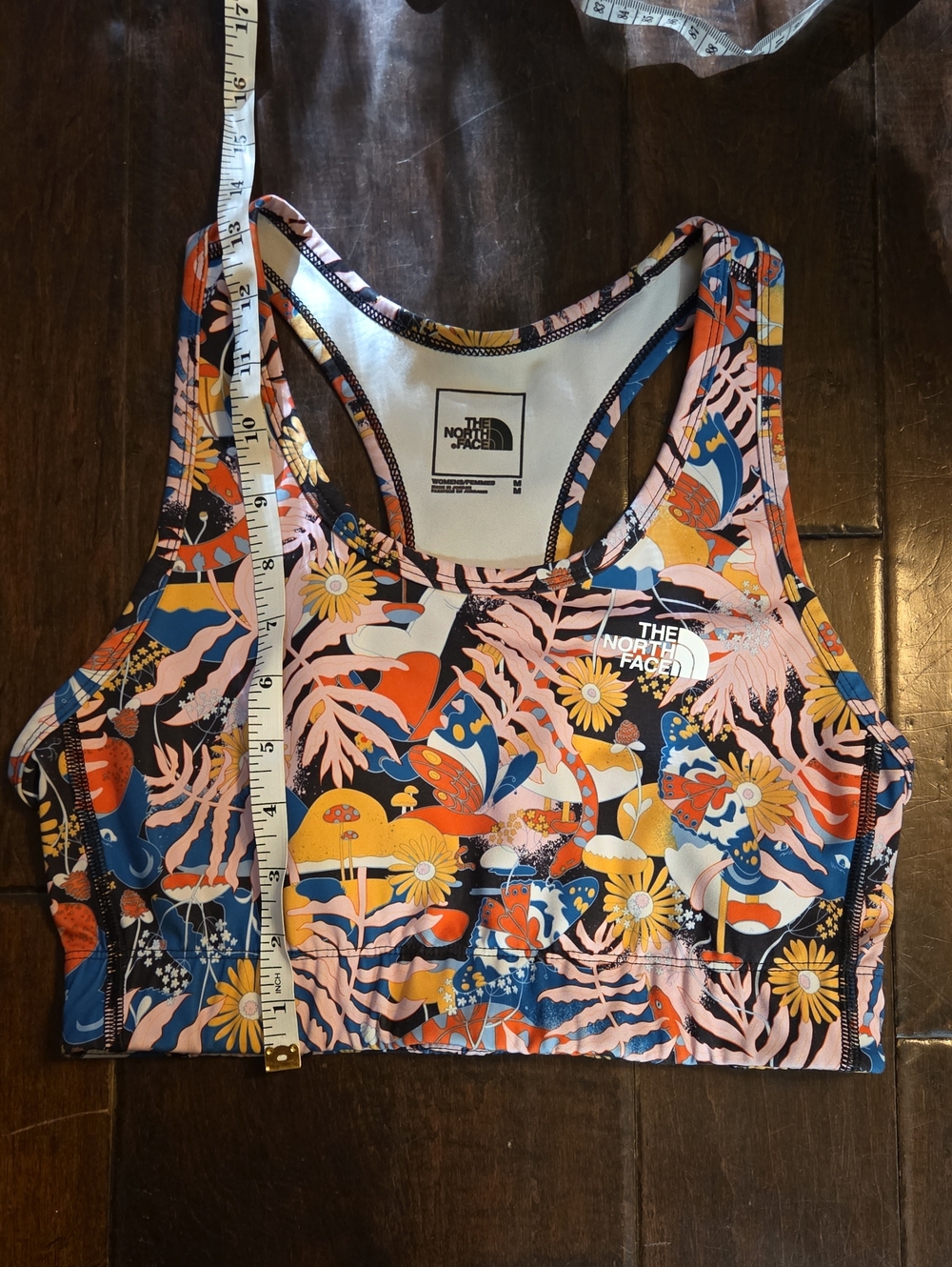 North Face Floral Mushroom Sports Bra